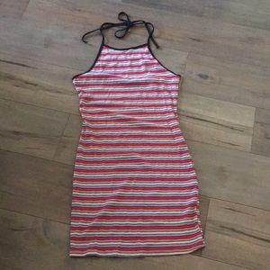 Striped summer stretchy dress size 0XL